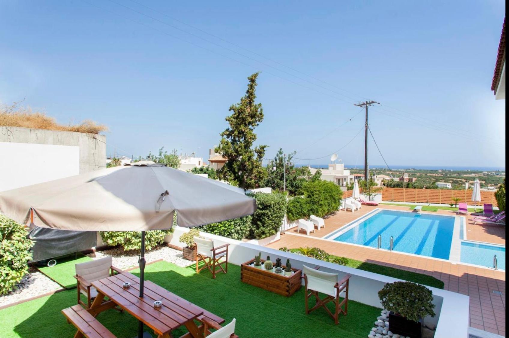 Artemis Luxury Villa - Hersonissos Private Pool Oasis Exterior foto